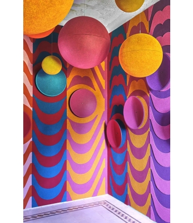 Akustiskais panelis SLALOM TALOR MADE T-FRAME SPHERE D=50cm