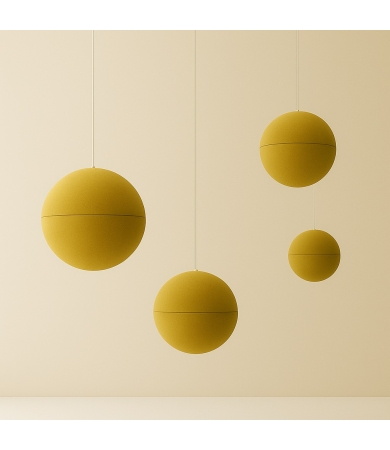 Akustiskais panelis SLALOM TALOR MADE T-FRAME SPHERE D=50cm