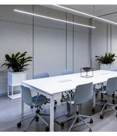 Akustikais segums SLALOM ECOFELT 903 Concrete 4.5mm 1.5m ar līmlenti