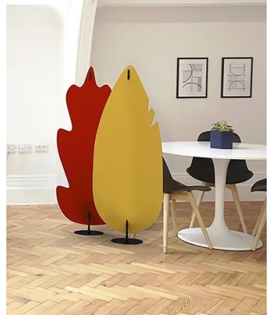 Akustiskais elements SLALOM DAPHNE CALADIUM XL Quartz Rose 940 Ecofelt+Jungle Green 31 Petfelt 80x180cm