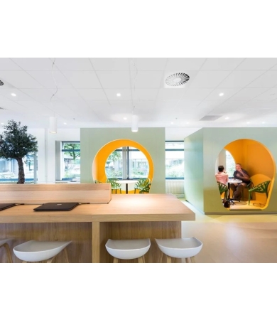 Piekaramie griesti ECOPHON FOCUS A T24 20mm 600x1200 White Frost 10.08m2/iep.